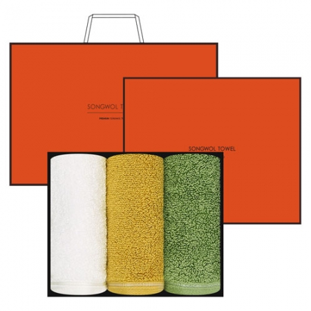 [송월타올] 컬러풀 170g 3매입 H #2