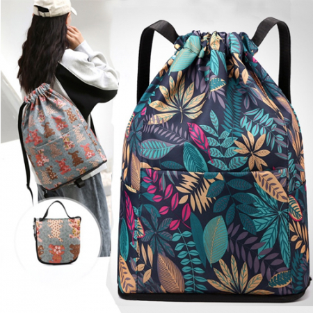 휴대용  접이식 백팩  시장가방 트래블백 #3