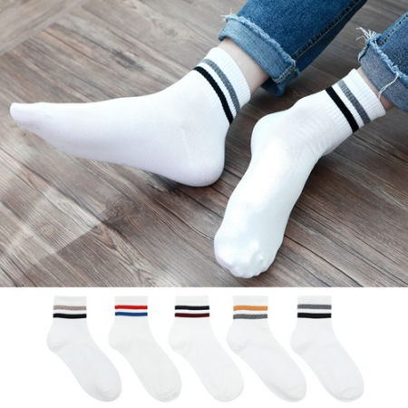 두줄스포츠양말 jw // 국산 #2