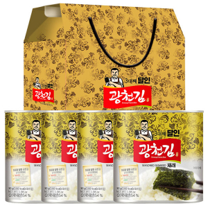 광천 김세트 김 선물(4캔) 김 명절 선물세트