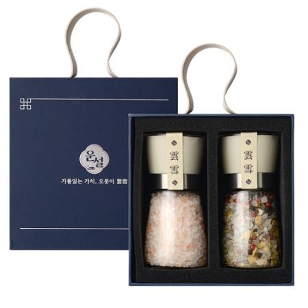 운설 202H 히말라야 핑크솔트 허브솔트 선물세트 히말라야 핑크소금 히말라야솔트 허브소금 쉐프소금 그라인더 리필소금 명절선물 추석선물 기념품 답례품 근로자의날 창립기념 소금선물세트 #3