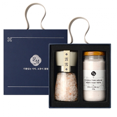 운설 201 히말라야 핑크솔트 선물세트 히말라야 핑크소금 히말라야솔트 그라인더 리필소금 명절선물 추석선물 기념품 답례품 근로자의날 창립기념 소금선물세트 #3