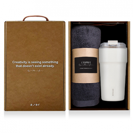 레스쁘리 고급 락앤락 세트 L, 메트로카페세라믹텀블러 + 호텔타올 #2