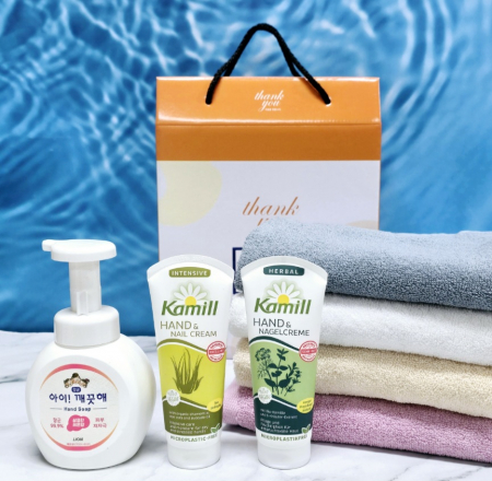 독일 카밀 핸드크림+ 송월 타올 수건+ 아이깨끗해, 타월 답례품 #3