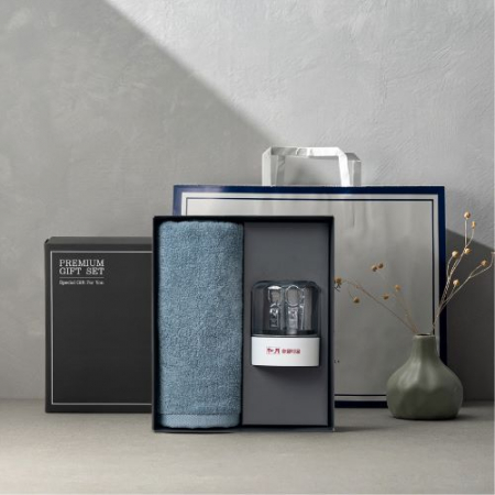 더카인드 프리미엄 송월 라이트 무지40 1P + 쓰리세븐 KR-050C 손톱깎이 세트 1P #2