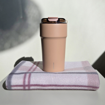 센트라도 패턴담요+락앤락 메트로카페세라믹텀블러 500ml 세트 #4