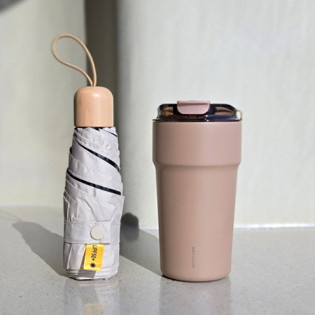 센트라도 캡슐우드 우양산+락앤락 메트로카페세라믹텀블러 500ml 세트 #4