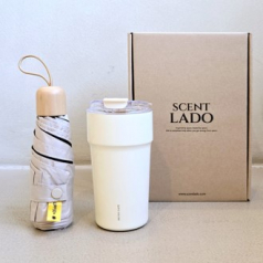 센트라도 캡슐우드 우양산+락앤락 메트로카페세라믹텀블러 500ml 세트