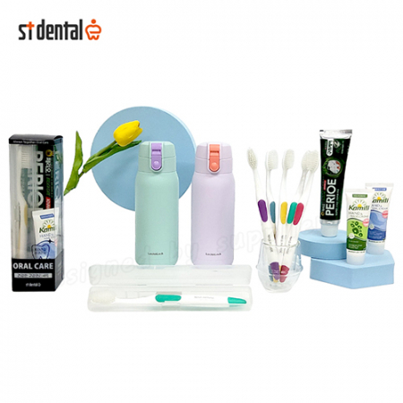 신박한세트 17호ㅡ락앤락 코튼캔디 텀블러 2개, 오랄케어페트(페리오치약,칫솔,칫솔케이스,카밀핸드크림) #4