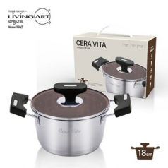 리빙아트 세라비타 스텐 18양수냄비