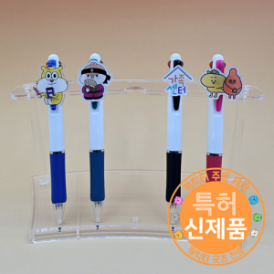 스와프 아크릴캐릭터 3색 멀티볼펜