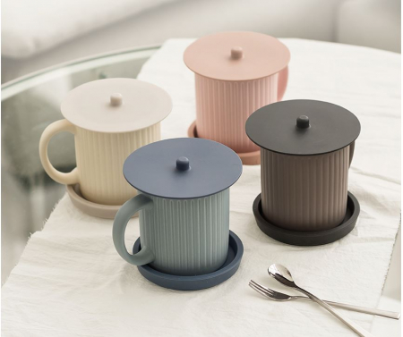 국내생산 실리콘 컵 덮개 뚜껑 #2