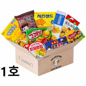 위크앤드 해피 종합과자 선물박스 1호 간식세트