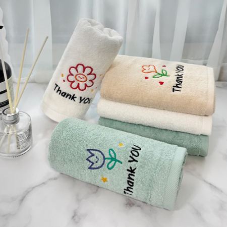 [송월타올] 땡큐 플라워 130g 3매 선물세트 쇼핑백 기념수건 답례품 #3