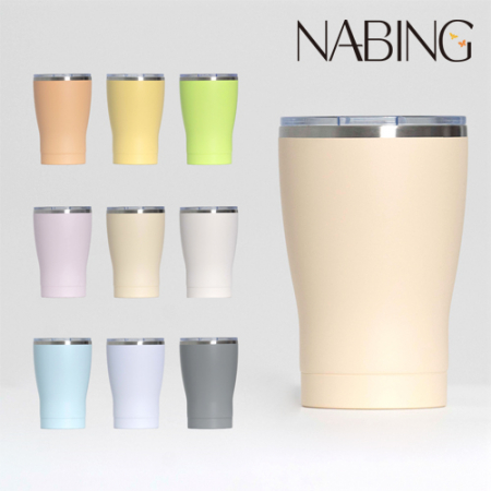 나빙 9가지 자연을 담은 연한빛 스텐 304 슬라이드캡 텀블러 350ml #2
