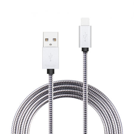 지군 메탈 충전케이블 8핀 1m #4