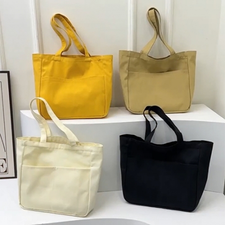 대용량 유니섹스 캔버스 숄더 토트백 #2