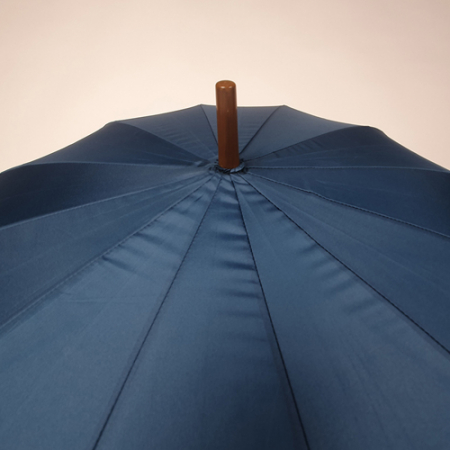 발렌타인 65x12 자동 곡자 무지 나무 손잡이 곡자 장우산 #8