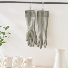 마미손 칼라고무장갑 양손 그레이 대형