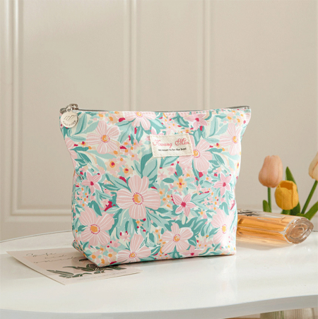 슬로라 코튼플라워 여성 멀티 화장품 여행파우치 #2
