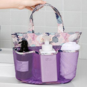 슬로라 메쉬망 포켓 샤워 파우치 사우나 목욕 그물가방