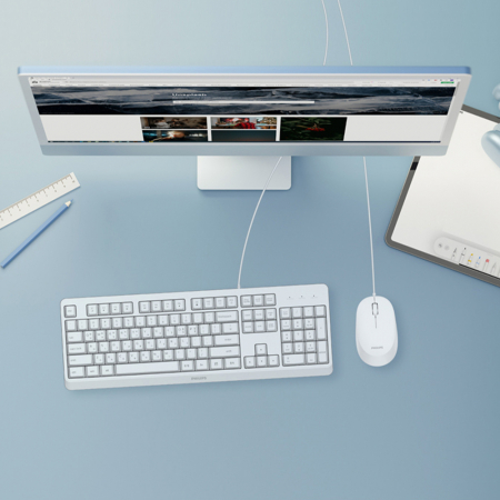 필립스 SPT6207 유선 키보드 마우스 세트 #8