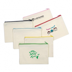 에코 광목 지퍼파우치 21x15cm