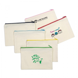 에코 광목 지퍼파우치 21x15cm