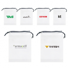 반투명 다용도 방수 EVA 끈파우치 대형 25x35cm