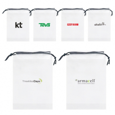 반투명 다용도 방수 EVA 끈파우치 중형 20x30cm