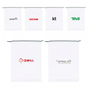 반투명 다용도 방수 EVA 끈파우치 특대형 30x40cm