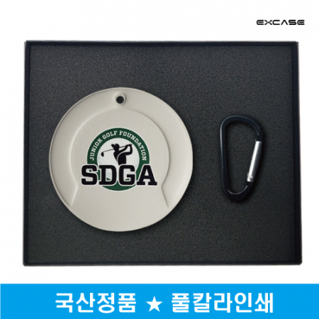 엑스케이스 국산 정품 퍼팅디스크 홀컵 가죽 네임택 // 풀칼라 인쇄 #2