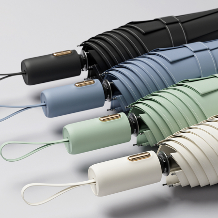 루티네 골드버튼 3단 자동 암막 양우산 #2