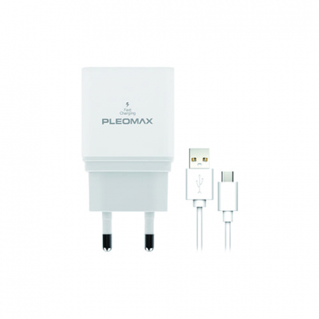 QC3.0 18W 1포트 USB 충전기 케이블 포함 PMQC-E2000(CT) #2