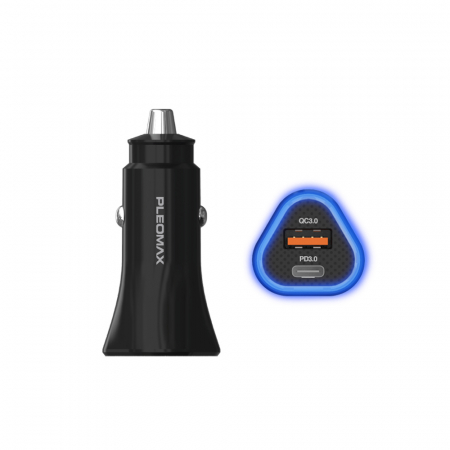 PD+QX 18W 동시 고속충전 2포트 차량용 충전기 #3