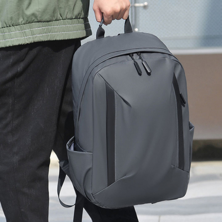 모던 라운드 스퀘어 백팩 비지니스가방 학생 여행AB018 #3