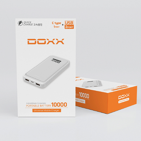 DOXX 고속충전 보조배터리 USB PD QC3.0 10000mah C타입 충전지원 #7