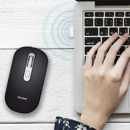 저소음 무선 광마우스 사무용 손목 부담 없는 인체공학 디자인 #6