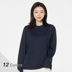 드라이 라운드 티셔츠 긴팔