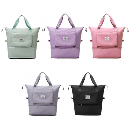 휴대용 접이식 보스턴백 확장형 폴딩백 접이식 파우치형 보조가방 #2