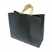 작은이미지: 다회용가방 코팅 부직포 PP 똑딱이 쇼핑백 검정 330x280x120 // 로고인쇄 #2