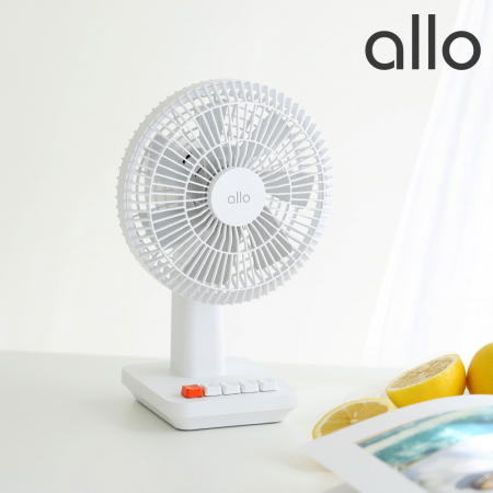 알로코리아 F5C 레트로 인테리어 사무용 무선 탁상용 선풍기 #2