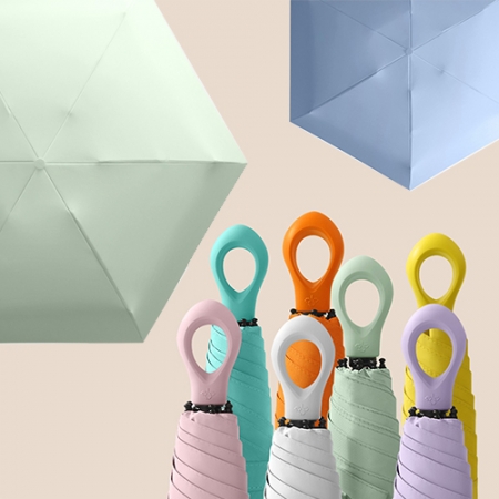 플로비아 링타입 초경량 멀티고리5단암막양우산 #2