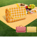 작은이미지: 파우치형 접이식 사계절 감성 돗자리 매트 체크 패턴 나들이 피크닉 여행등산 한강 캠핑 소형 중형 대형 #2