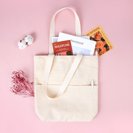 메이드유 투포켓 지퍼형 에코백 36 x 36 x 10 #2