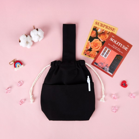 메이드유 복주머니 원핸들 에코백 컬러 23 x 25 x 8 #2