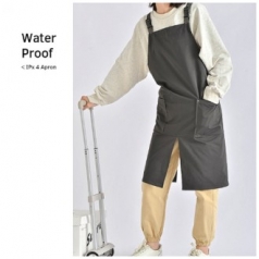 S61 편안한 앞트임 어린이집 카페 공방 미술 다용도 캔버스 방수 앞치마