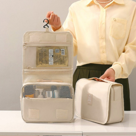 S63 여행용세면 파우치 벽걸이 가능 방수 워시백 #2