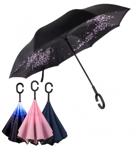 반대로우산 손목커브형우산 스마트한우산 스탠디형우산 꺼꾸로우산 #3