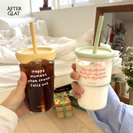 애프터글랫 클리어 러블리 스트로우텀블러 500ml #2